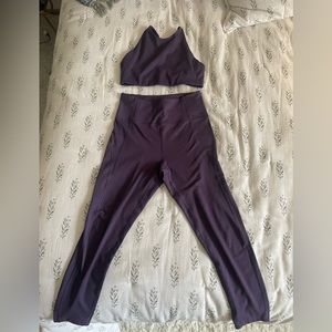 Girlfriend Collective Leggings and Sports Bra Set